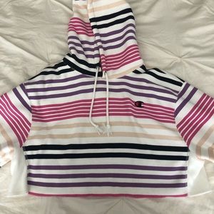 RARE champion reverse weave cropped hoodie